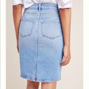Anthropologie Skirts - {Pilcro} Classic Denim Pencil Skirt Size 14 NWT Anthropologie Skirts - {Pilcro} Classic Denim Pencil Skirt Size 14 NWT